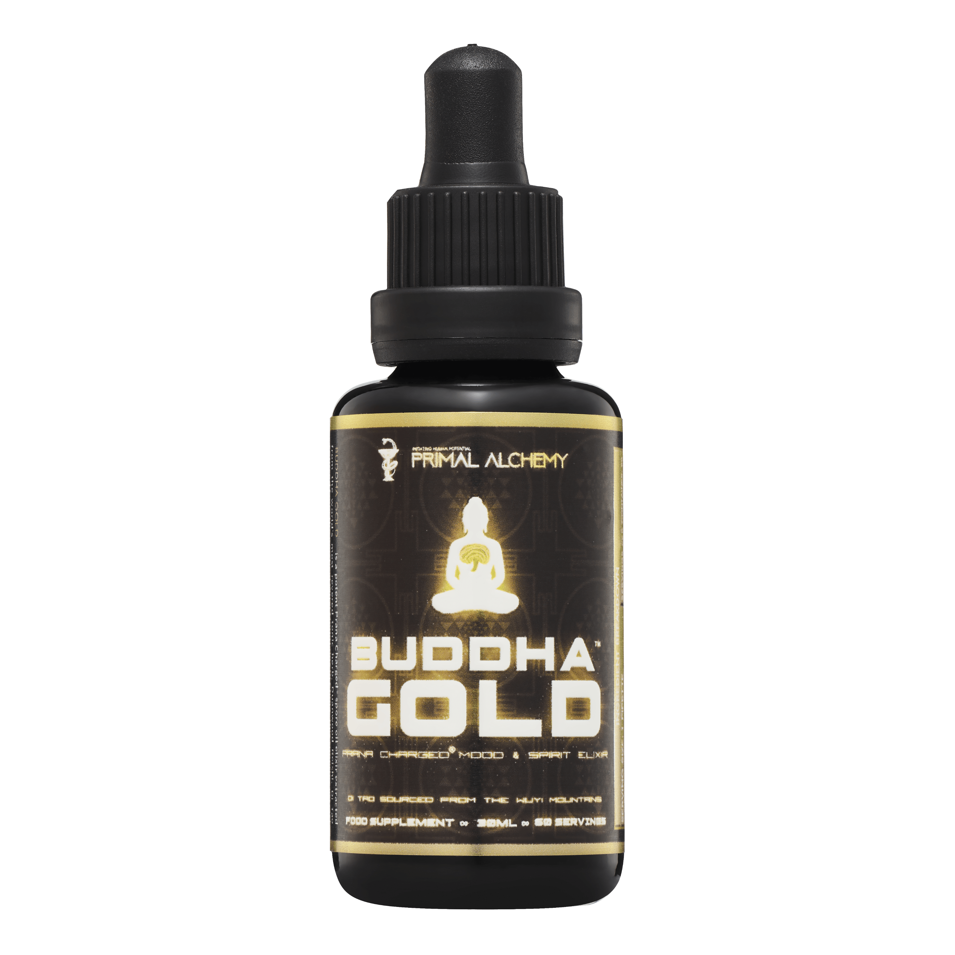 Buddha Gold® ∞ Prana Charged® Mood & Spirit Elixir - PrimalAlchemy