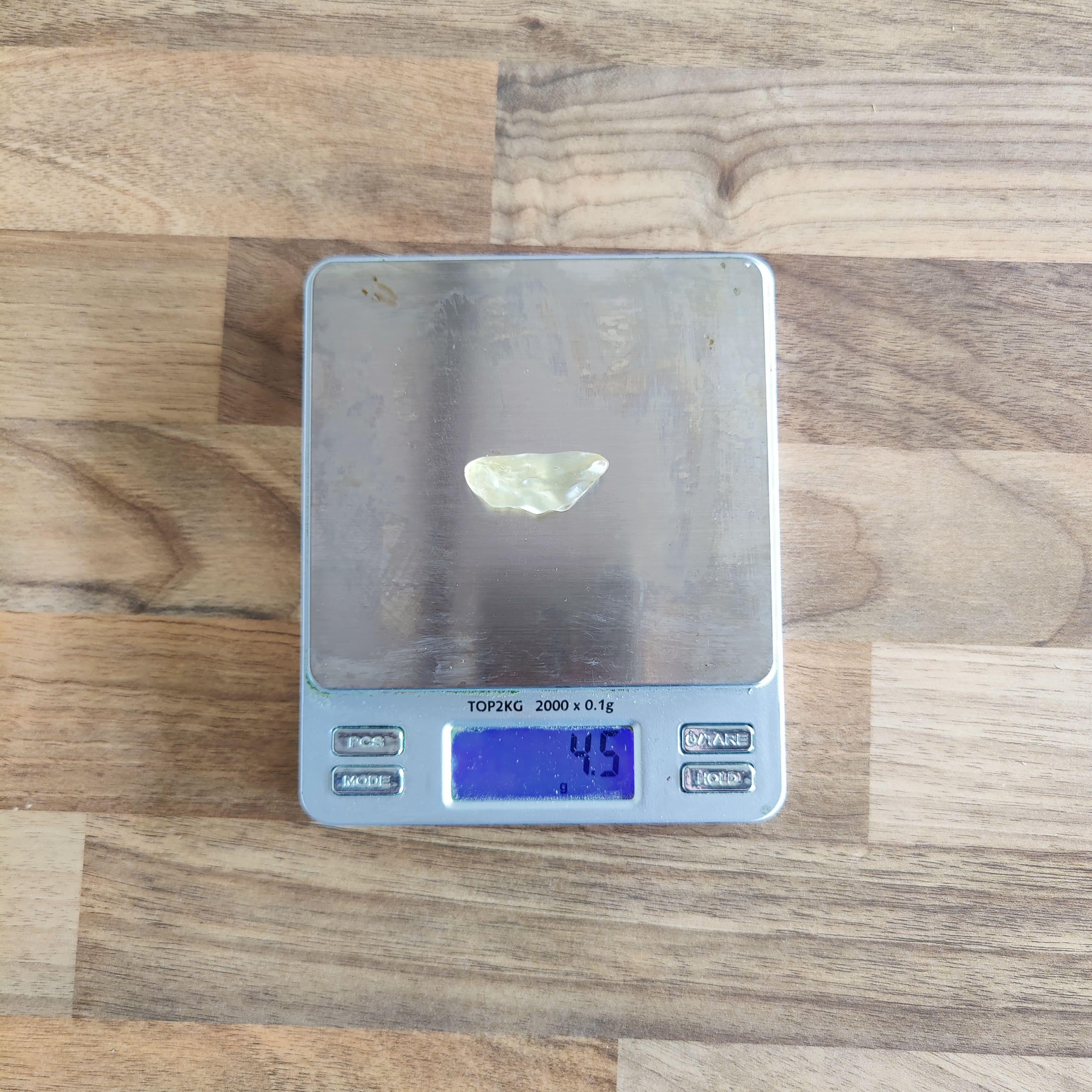 #115 Libyan Desert Glass ∞ 4.5g - PrimalAlchemy
