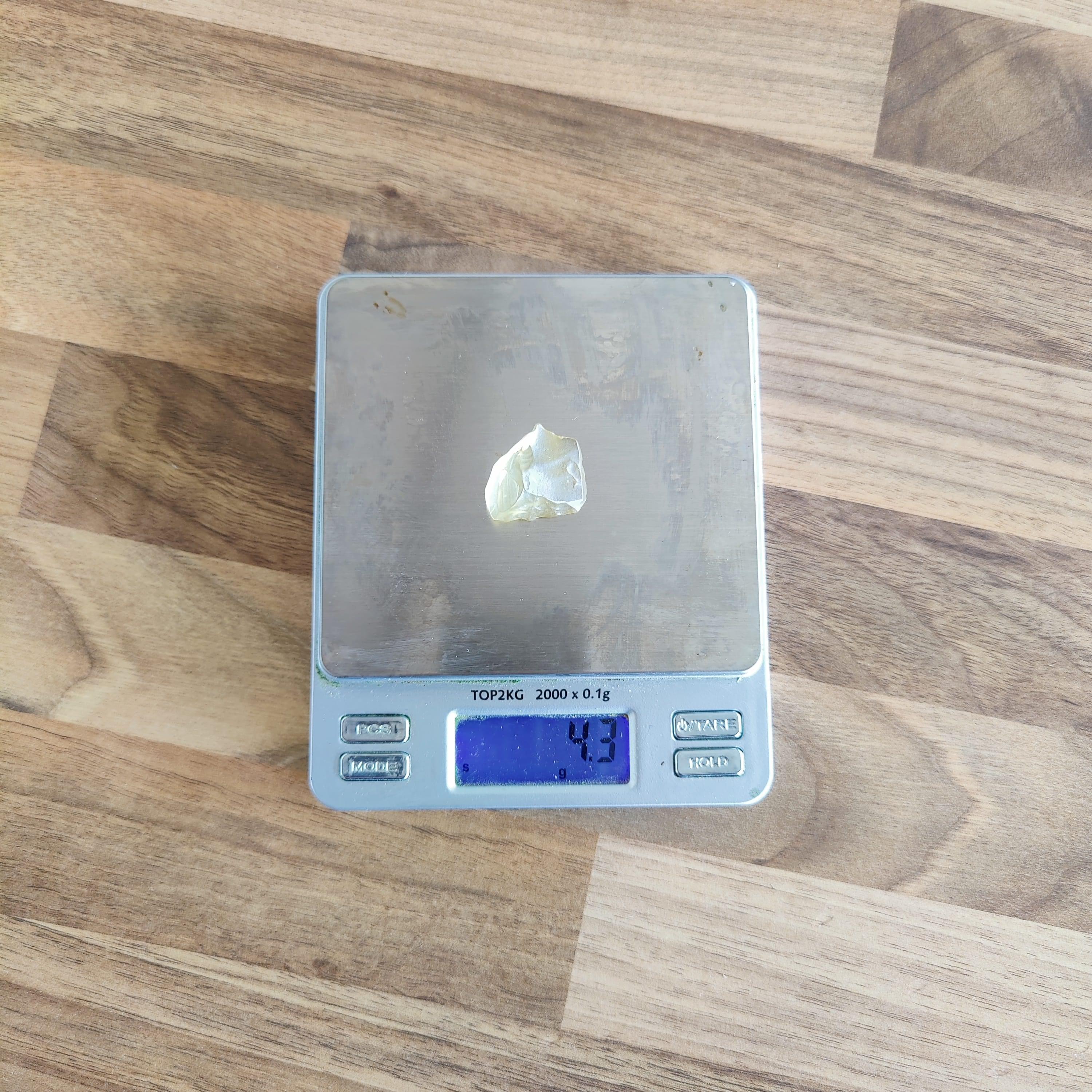 #119 Libyan Desert Glass ∞ 4.3g - PrimalAlchemy