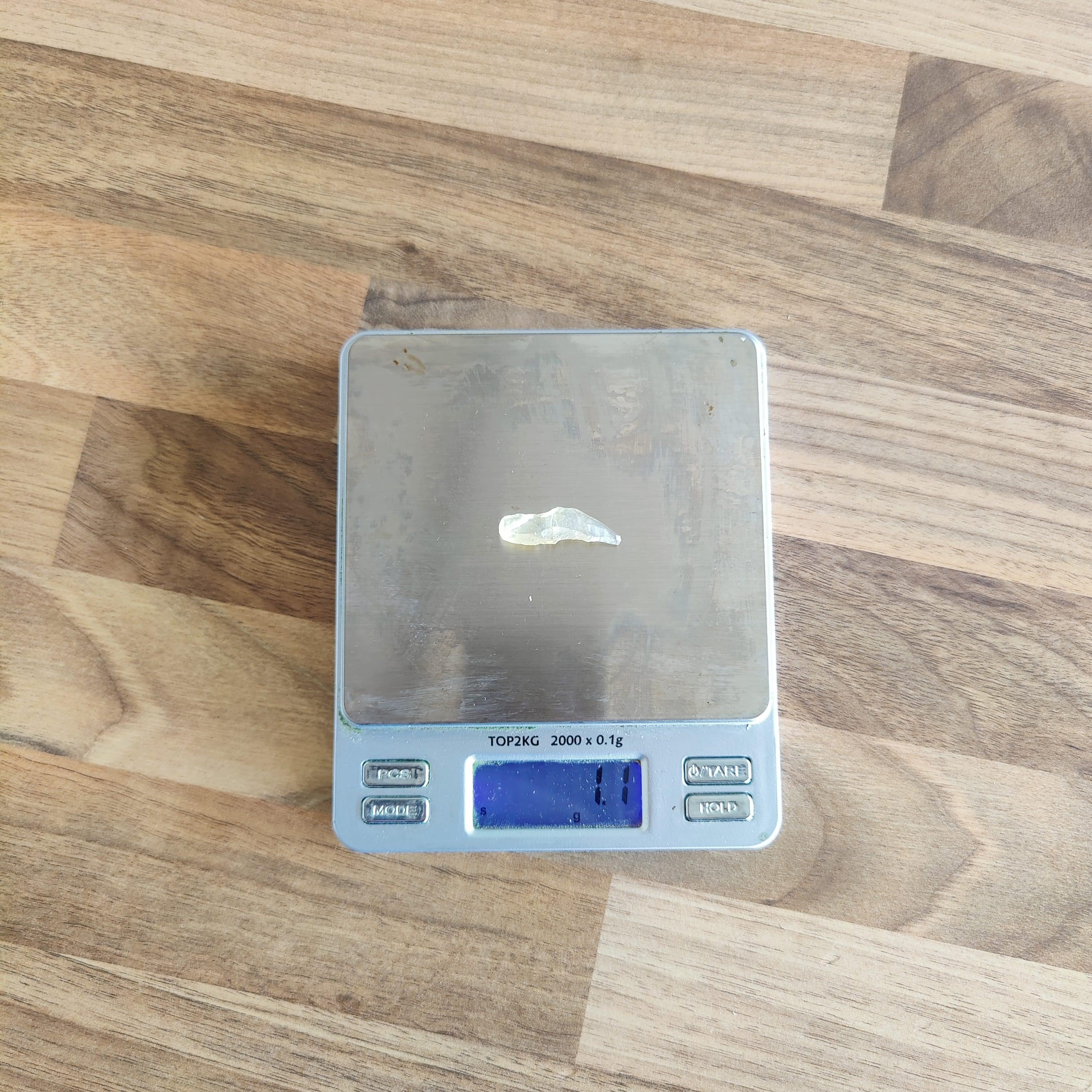 #127 Libyan Desert Glass ∞ 1.1g - PrimalAlchemy