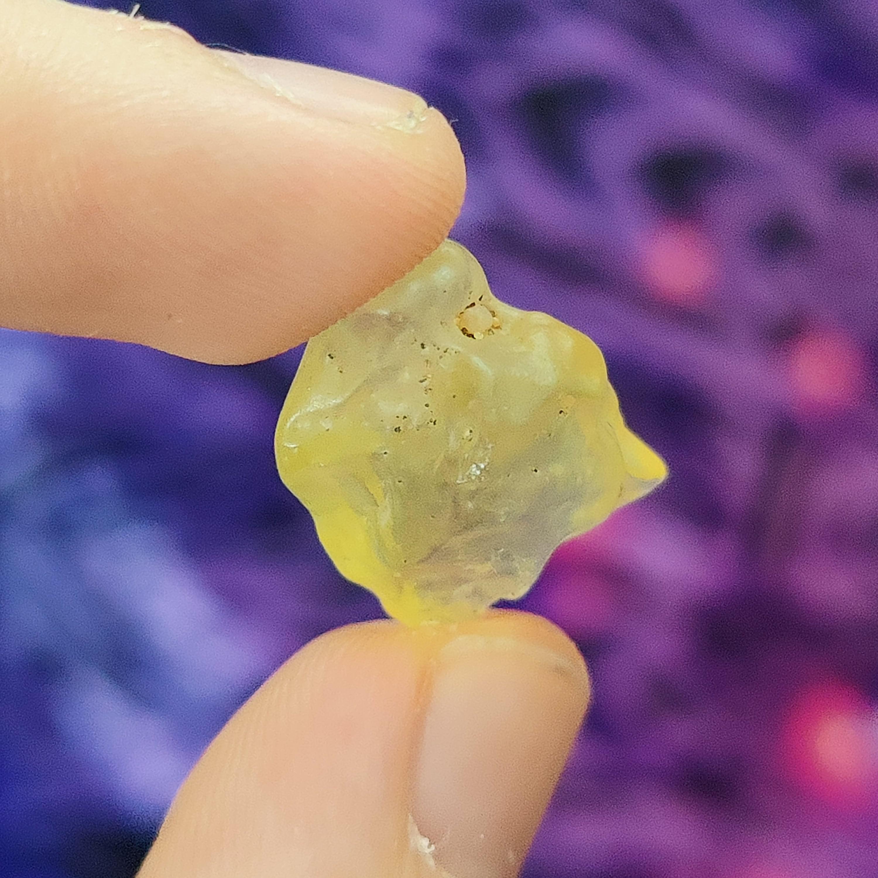 #129 Libyan Desert Glass ∞ 3.7g - PrimalAlchemy