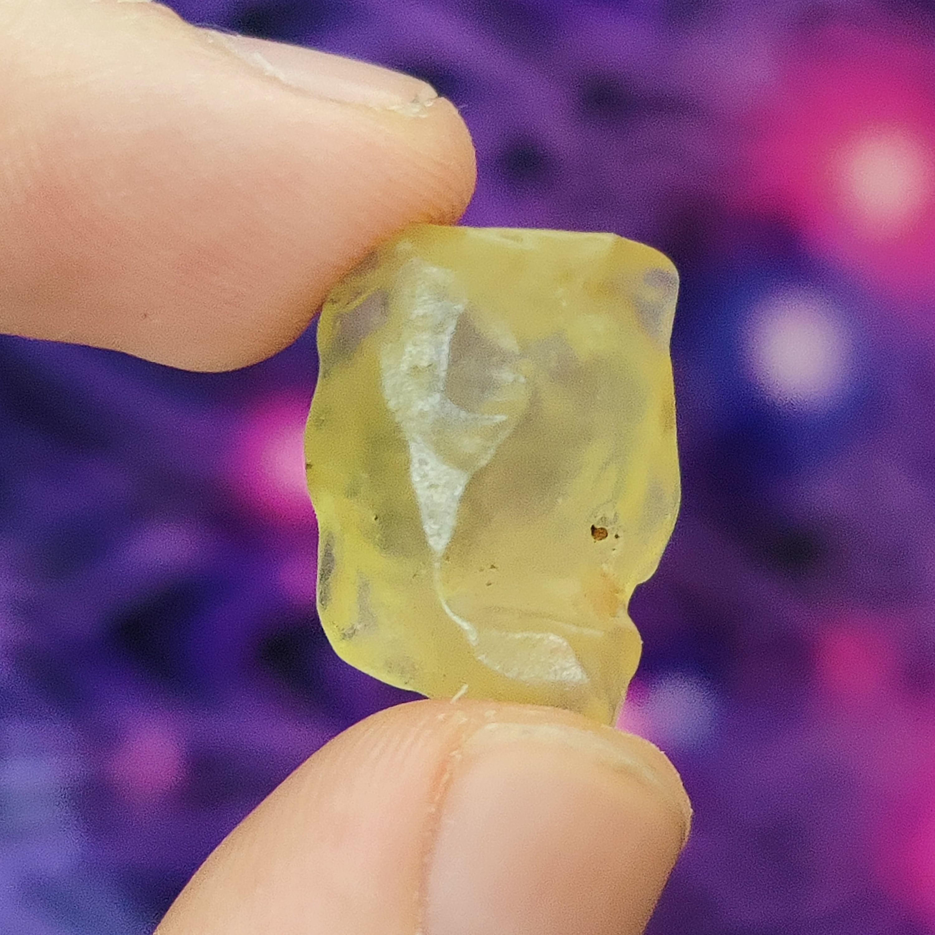 #129 Libyan Desert Glass ∞ 3.7g - PrimalAlchemy