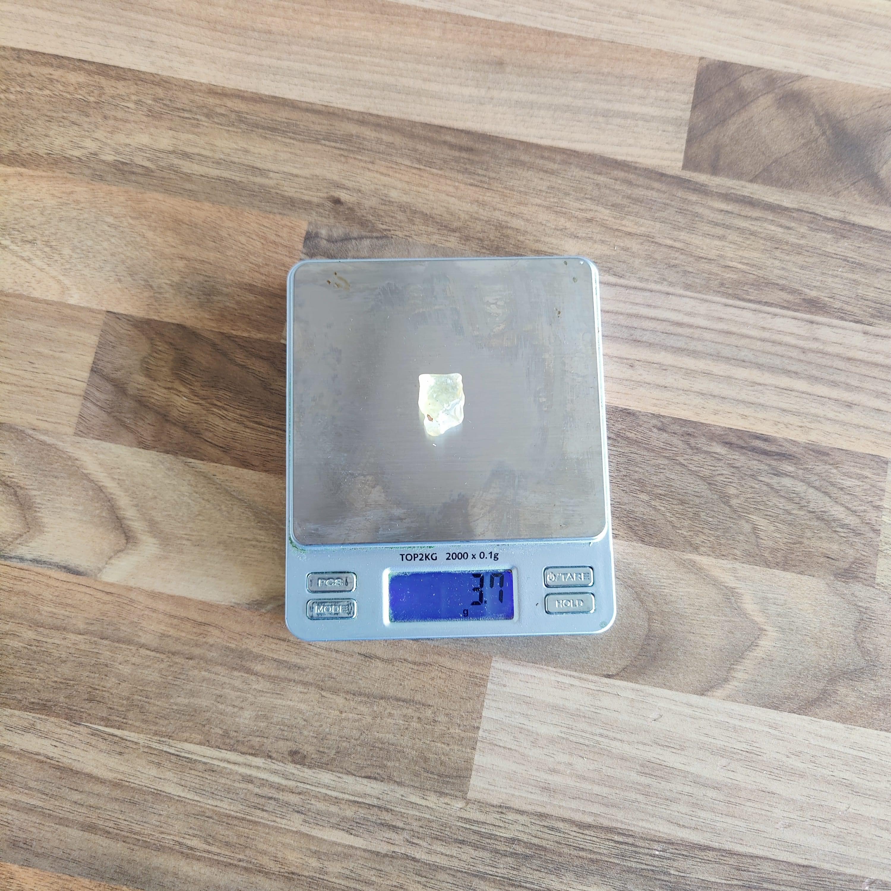 #129 Libyan Desert Glass ∞ 3.7g - PrimalAlchemy