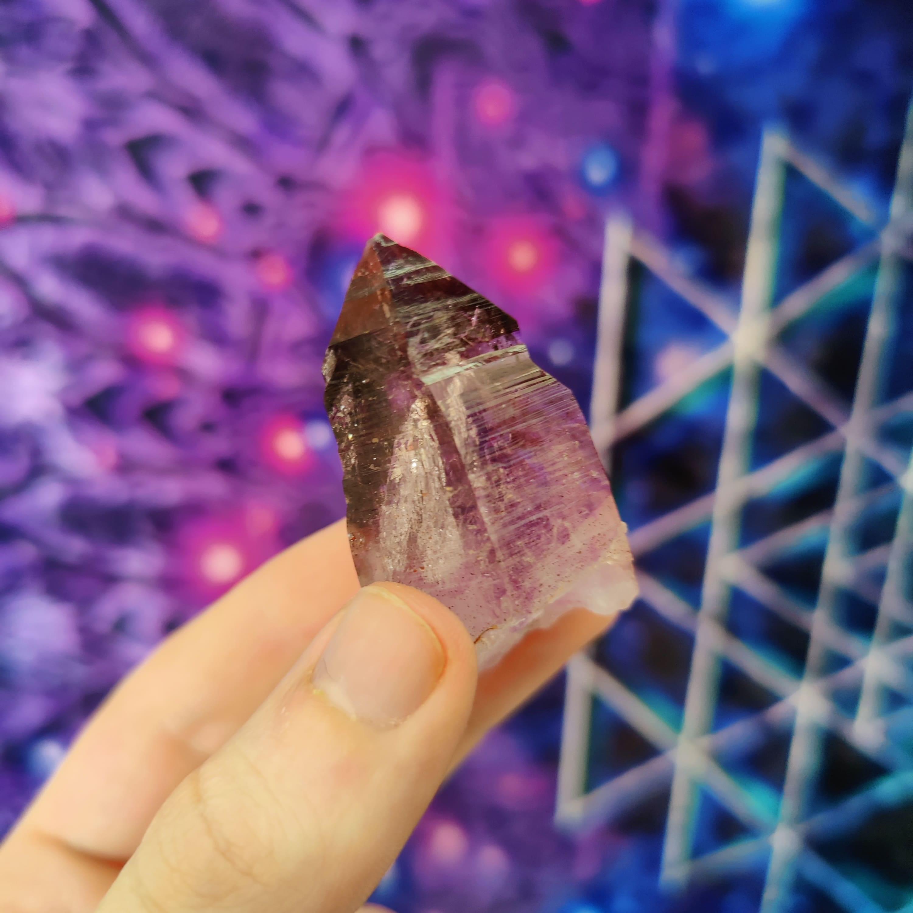 #137 Lemurian Brandberg Amethyst - PrimalAlchemy