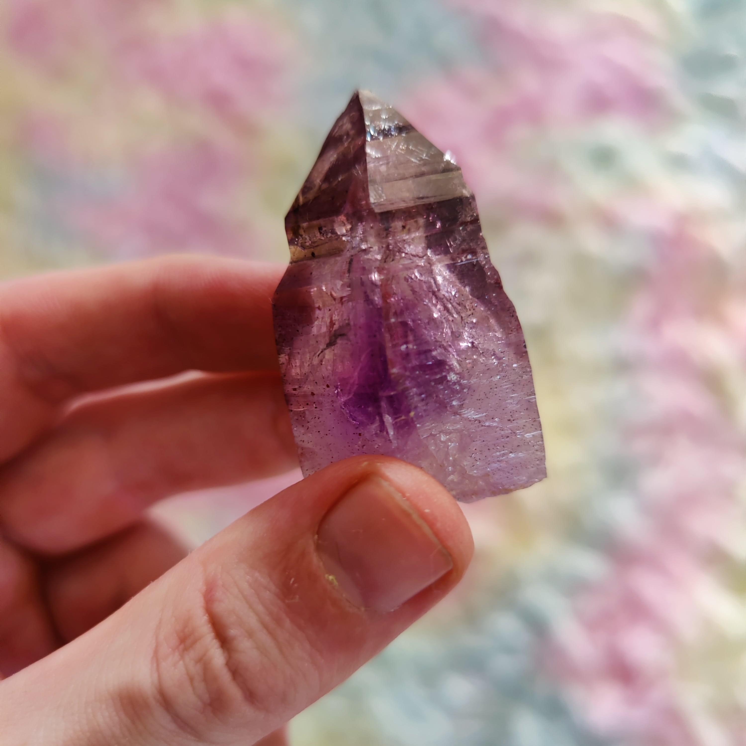 #137 Lemurian Brandberg Amethyst - PrimalAlchemy