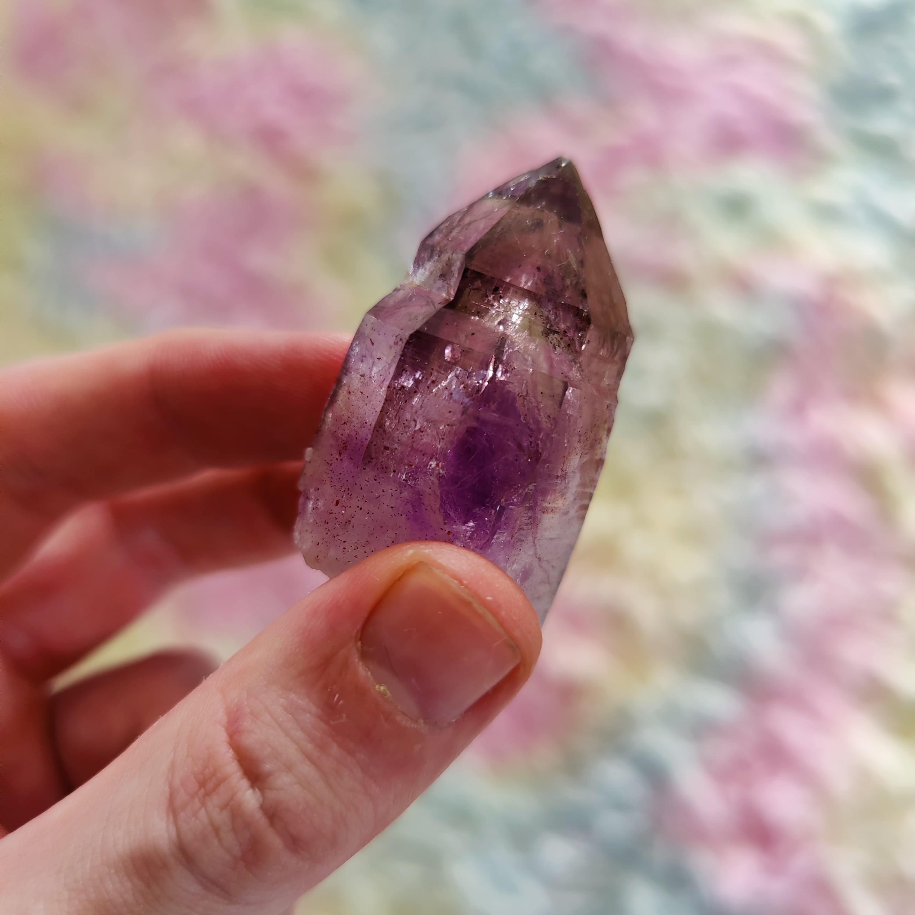 #137 Lemurian Brandberg Amethyst - PrimalAlchemy