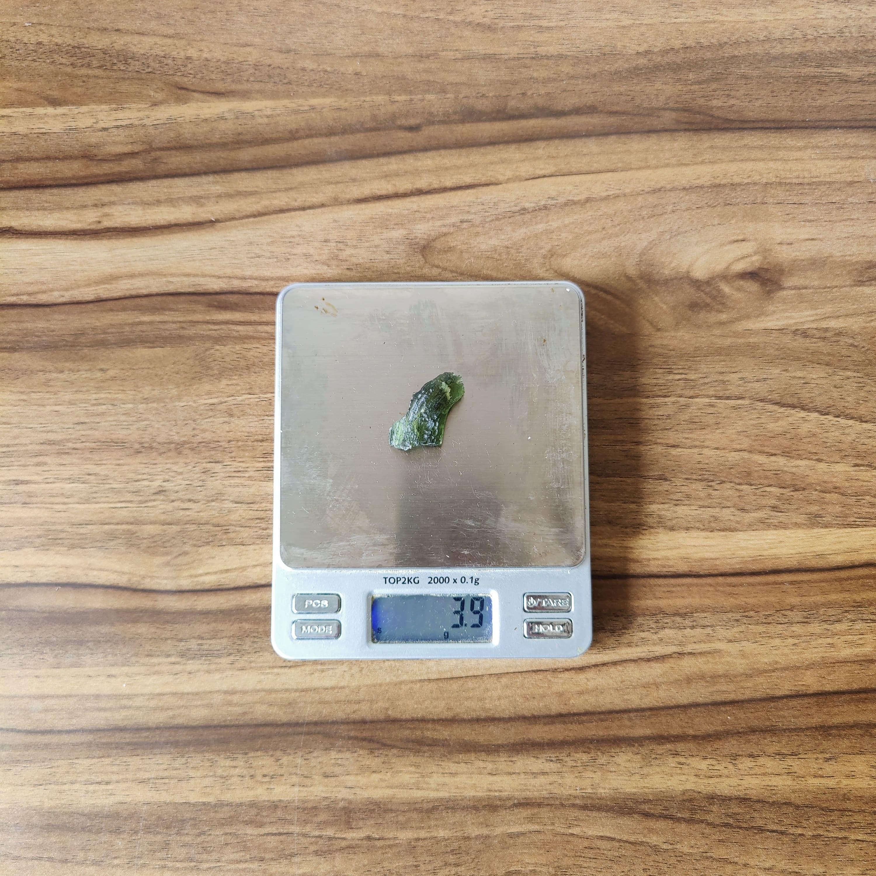 #140 Moldavite ∞ 3.9g - PrimalAlchemy