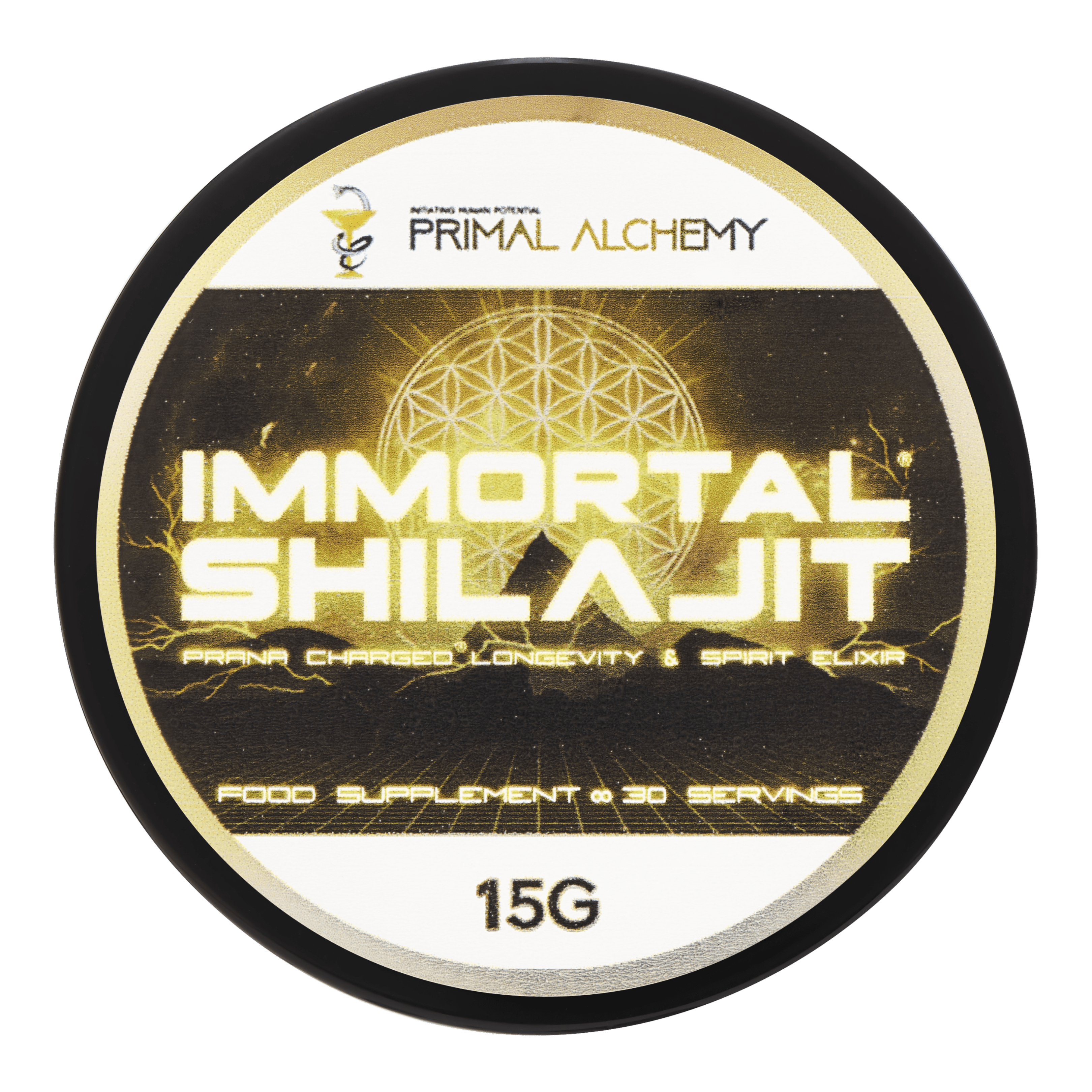 Immortal Shilajit® ∞ Prana Charged® Longevity & Spirit Elixir - PrimalAlchemy