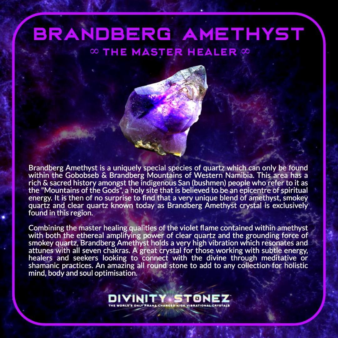 #137 Lemurian Brandberg Amethyst - PrimalAlchemy