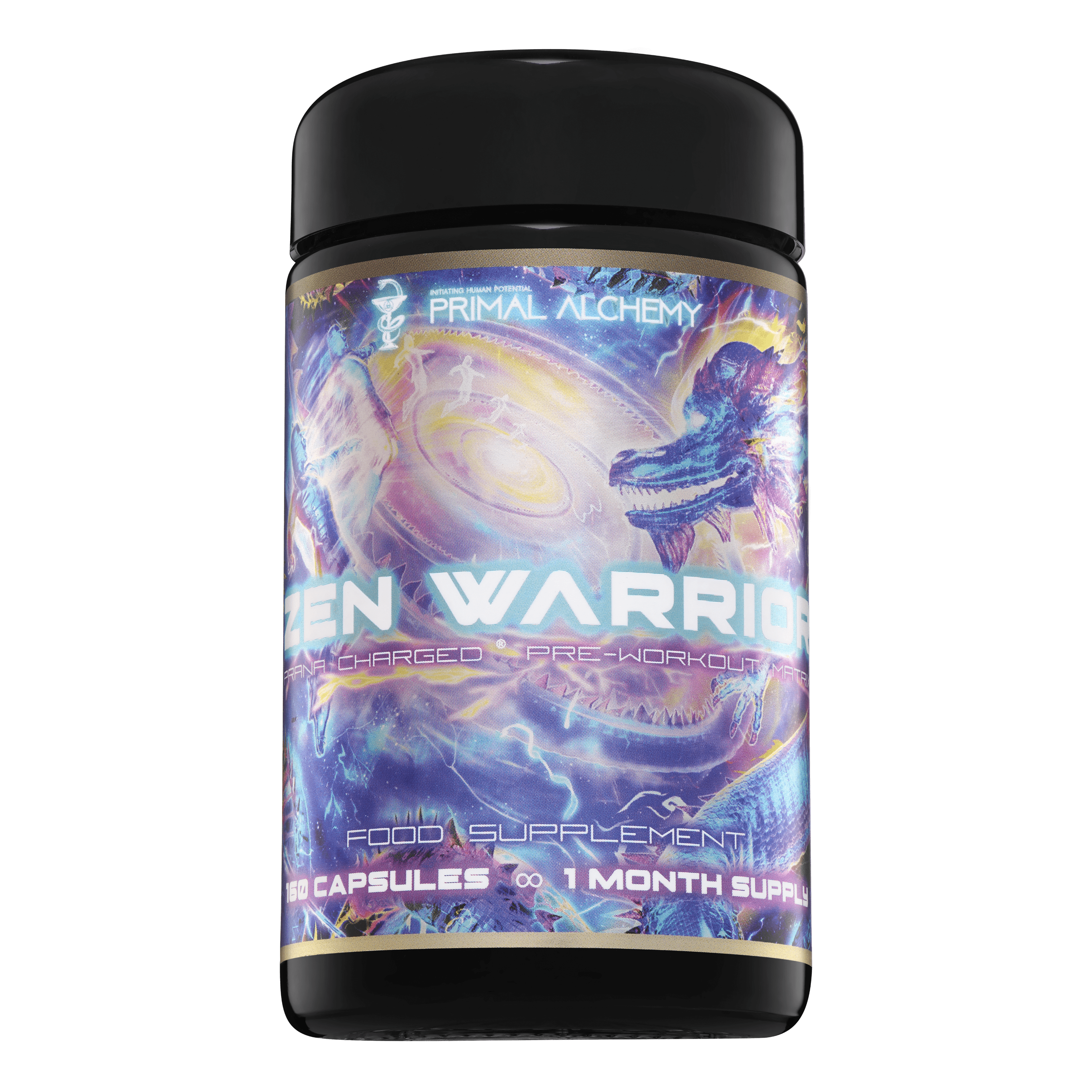 Zen Warrior 2.0 ∞ Prana Charged® Pre-Workout Elixir - PrimalAlchemy