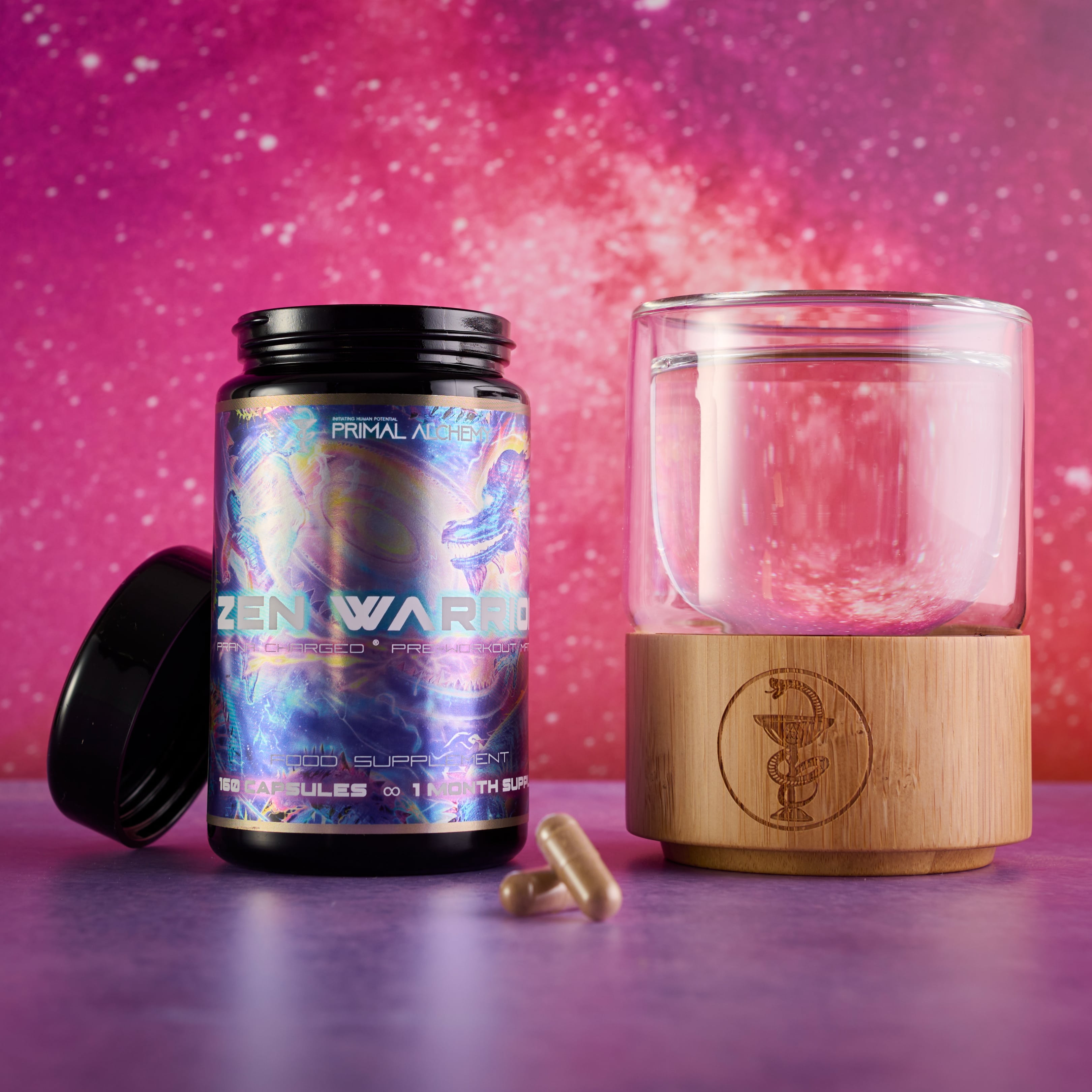 Zen Warrior 2.0 ∞ Prana Charged® Pre-Workout Elixir - PrimalAlchemy