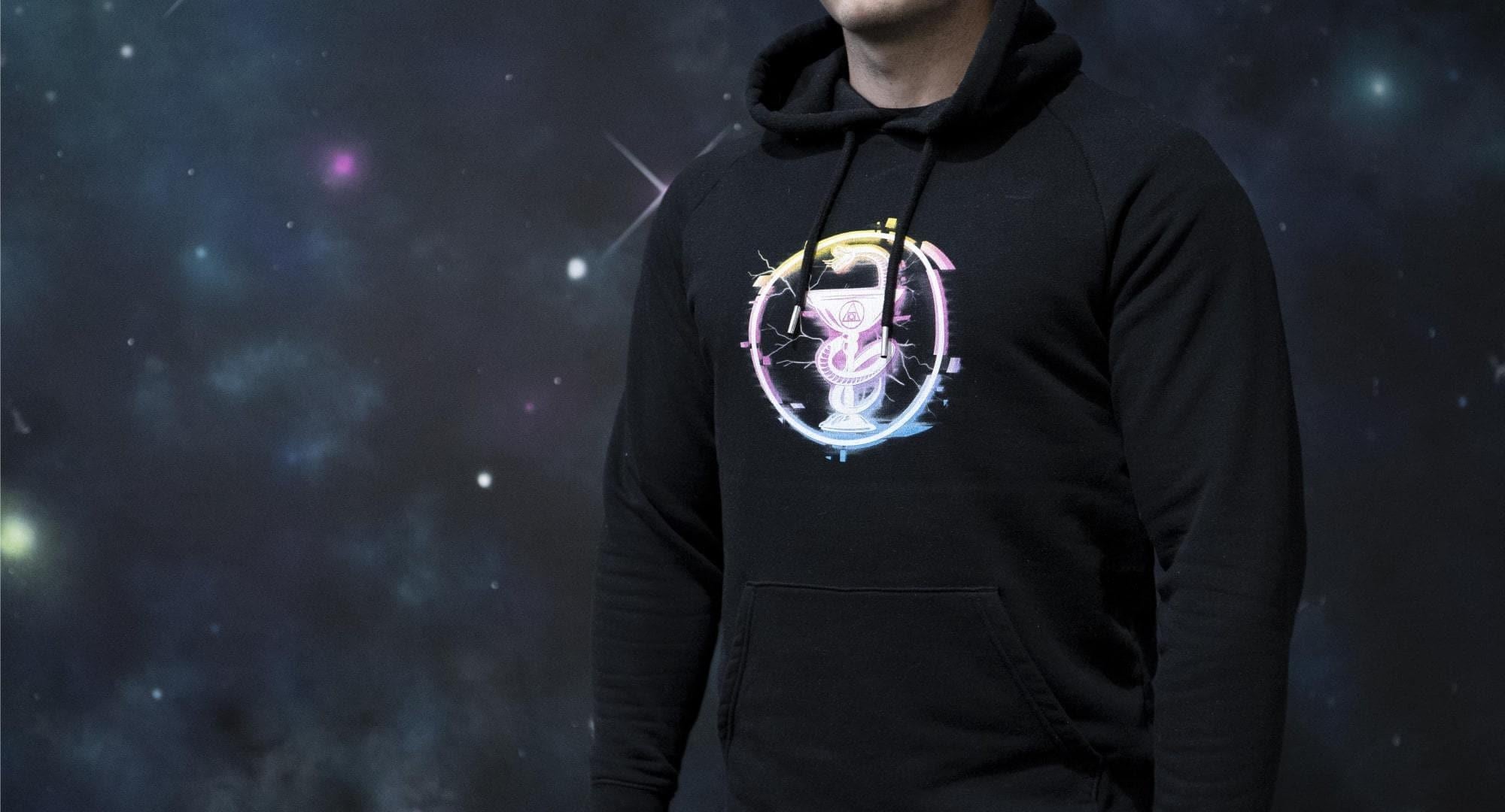 Astral Glitch Hoodie - PrimalAlchemy