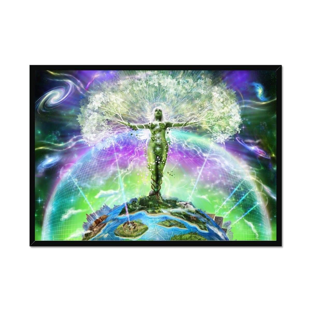 Gaia's Awakening Framed Print - PrimalAlchemy