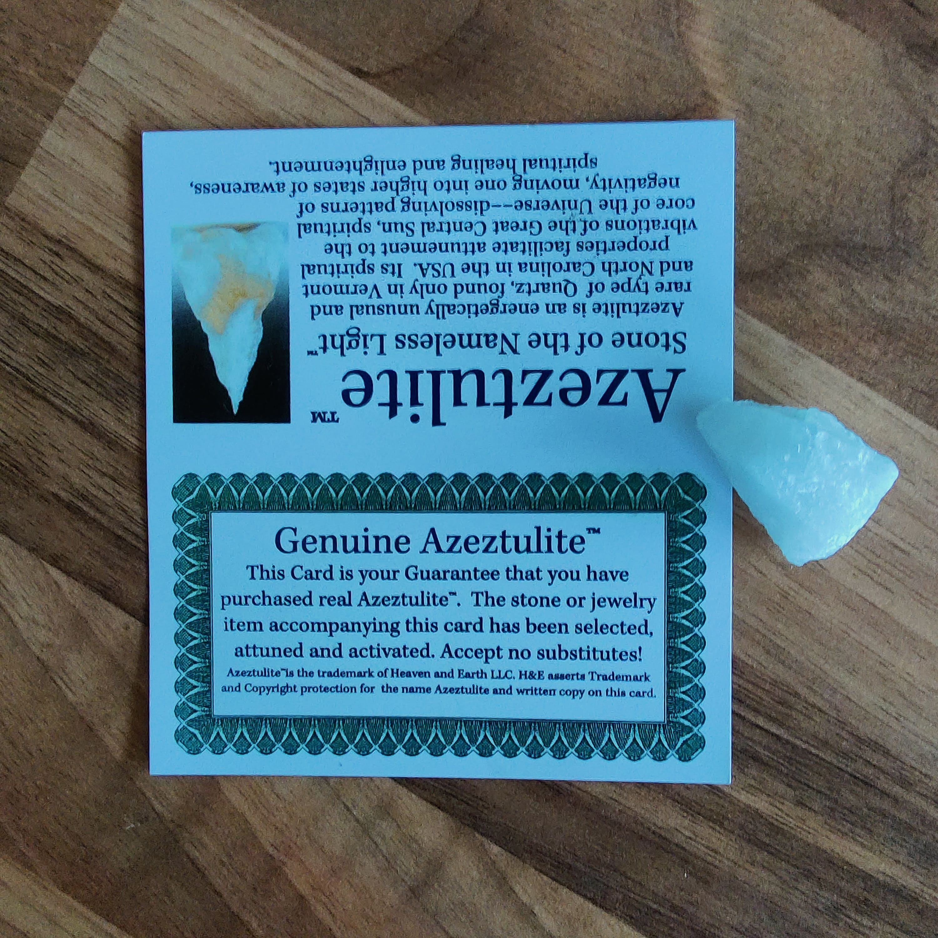 #6 Azeztulite™ ∞ 12.3g - PrimalAlchemy