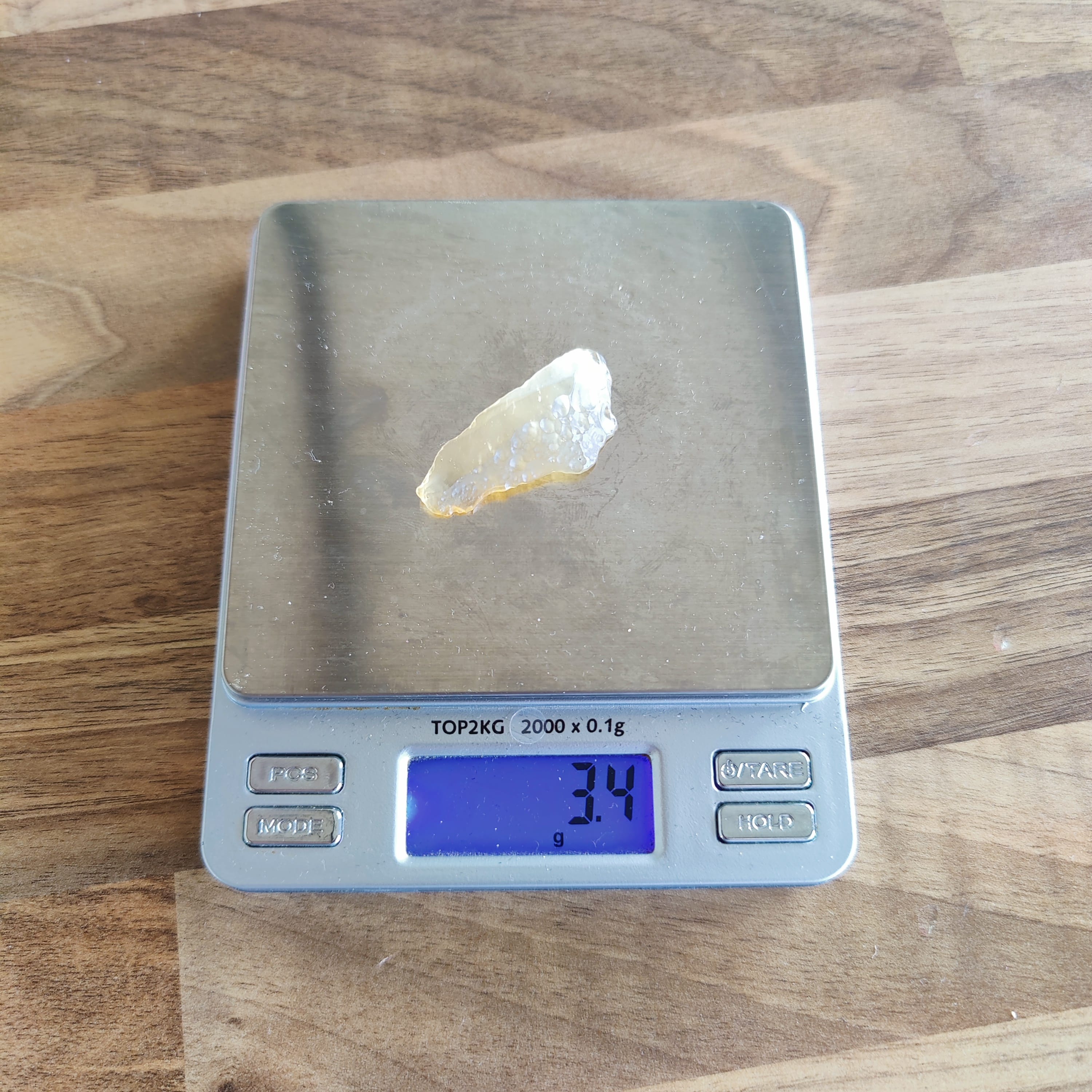 #33 Libyan Desert Glass ∞ 3.4g - PrimalAlchemy