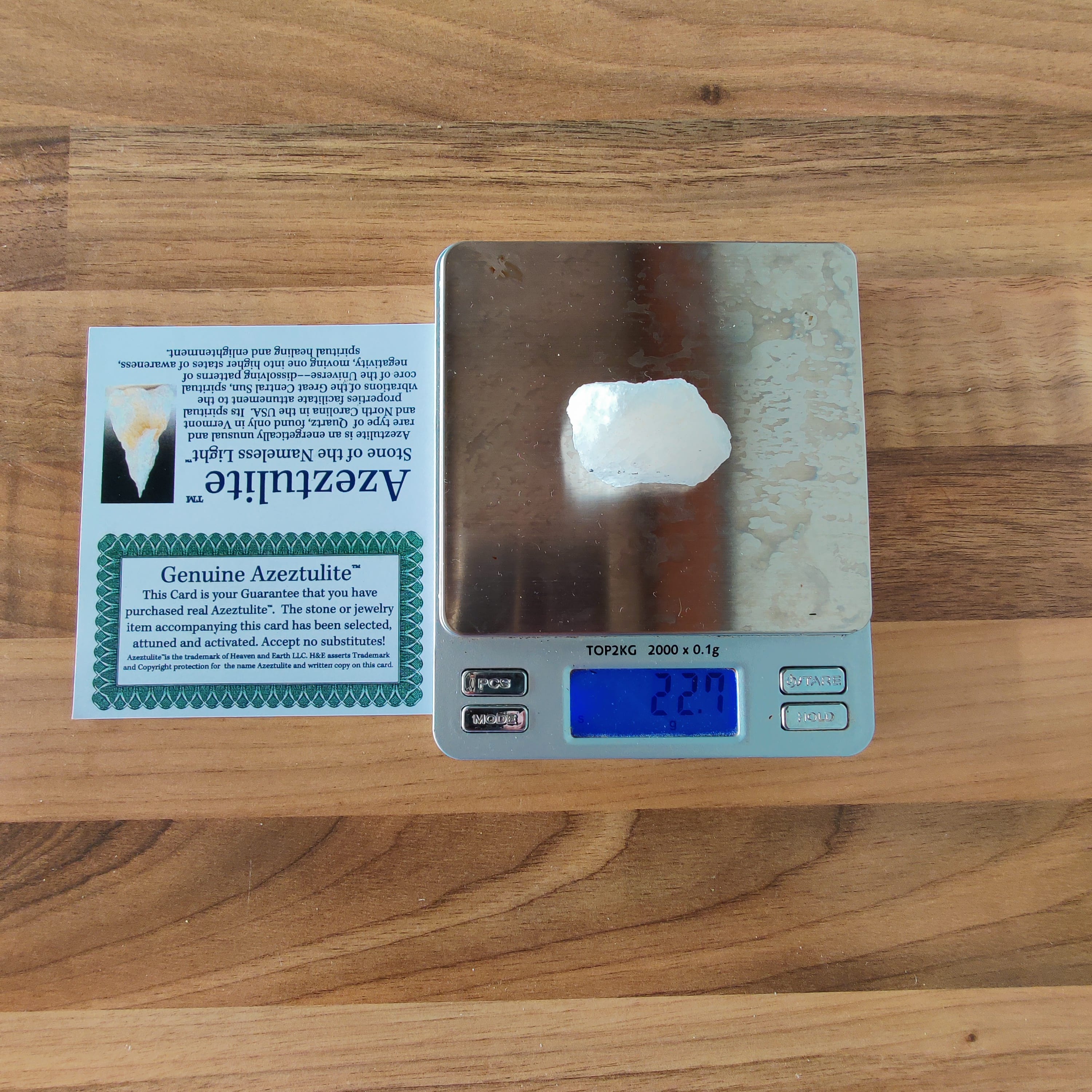 #86 Azeztulite™ ∞ 22.7g - PrimalAlchemy