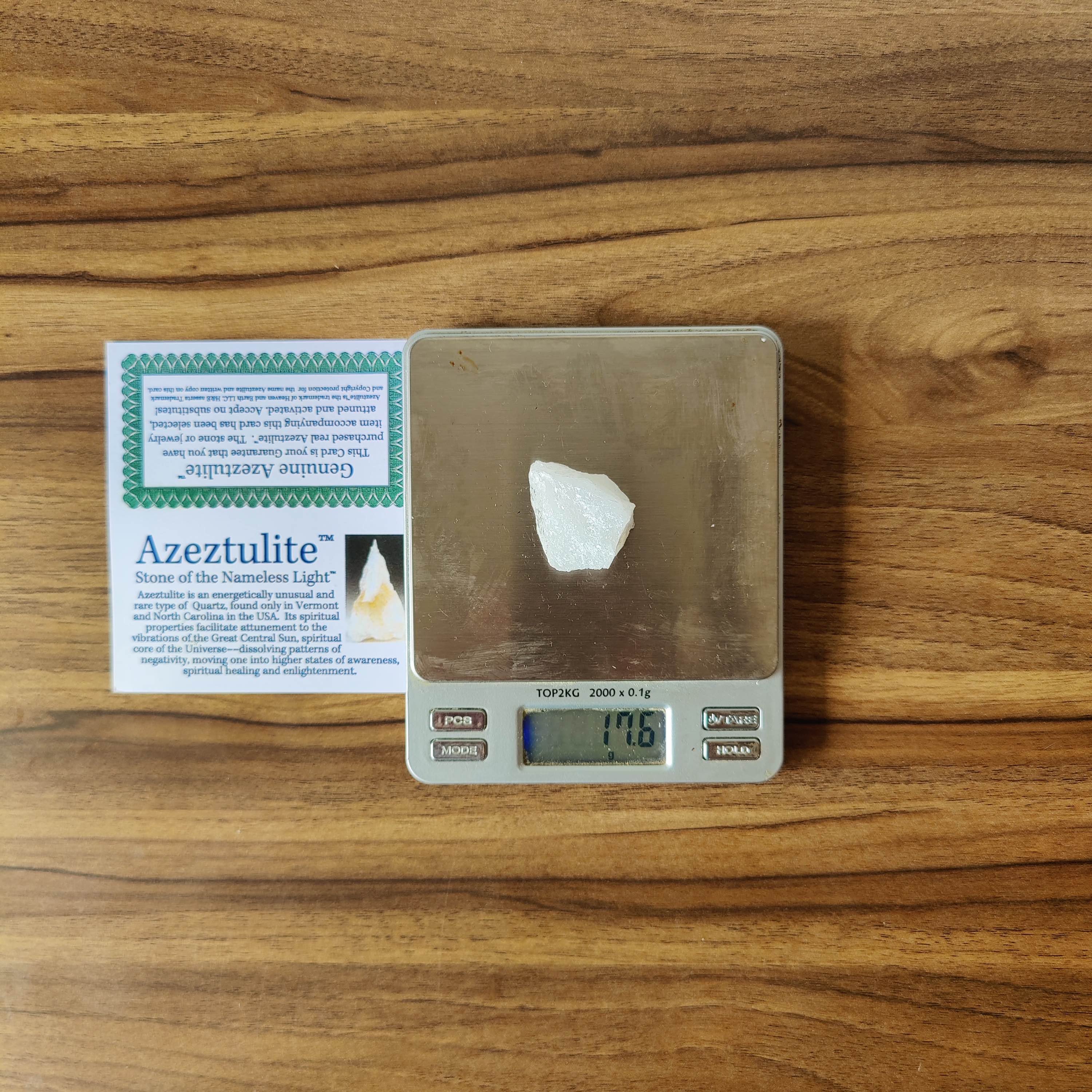 #152 Azeztulite™ ∞ 17.6g - PrimalAlchemy