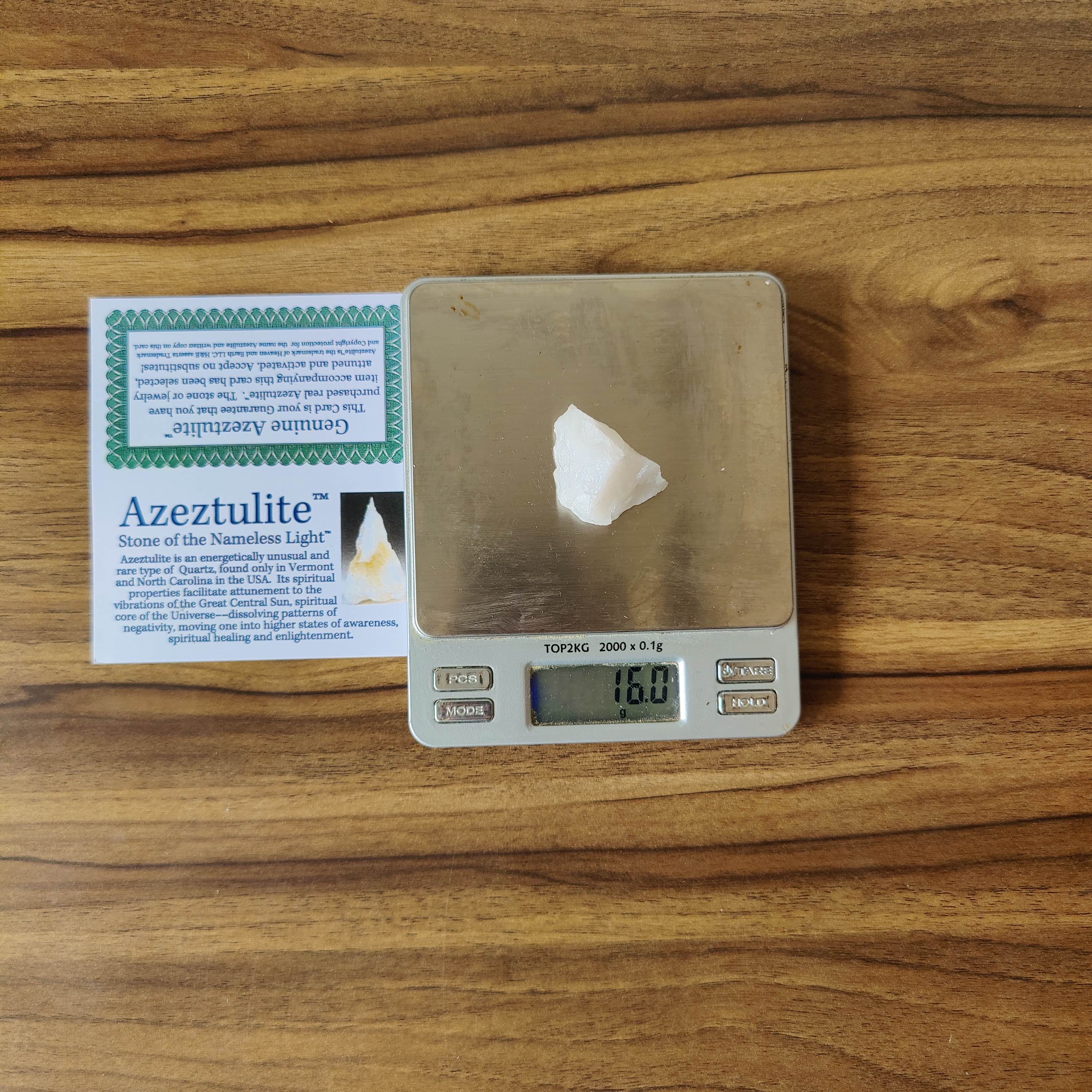 #153 Azeztulite™ ∞ 16g - PrimalAlchemy
