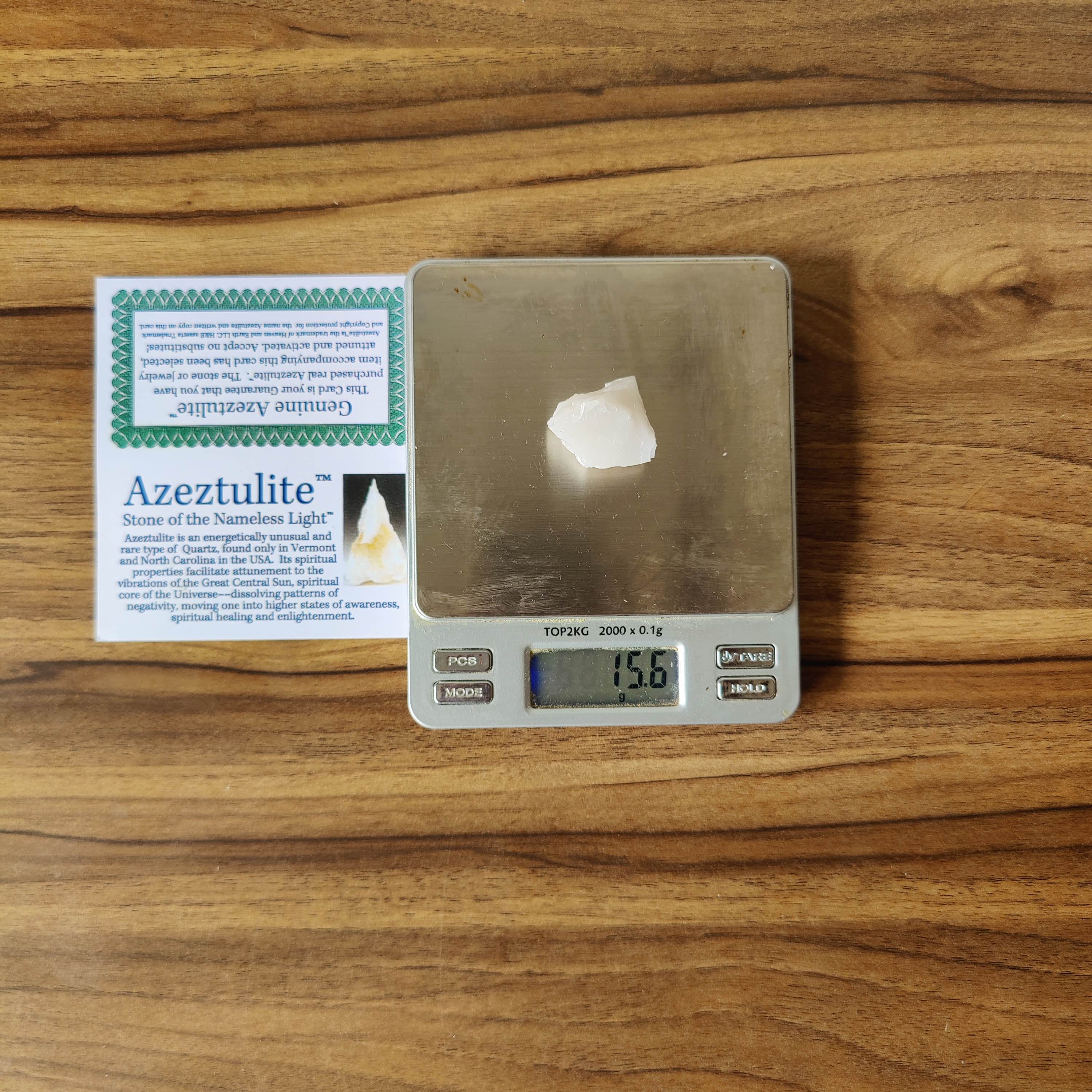 #154 Azeztulite™ ∞ 15.6g - PrimalAlchemy