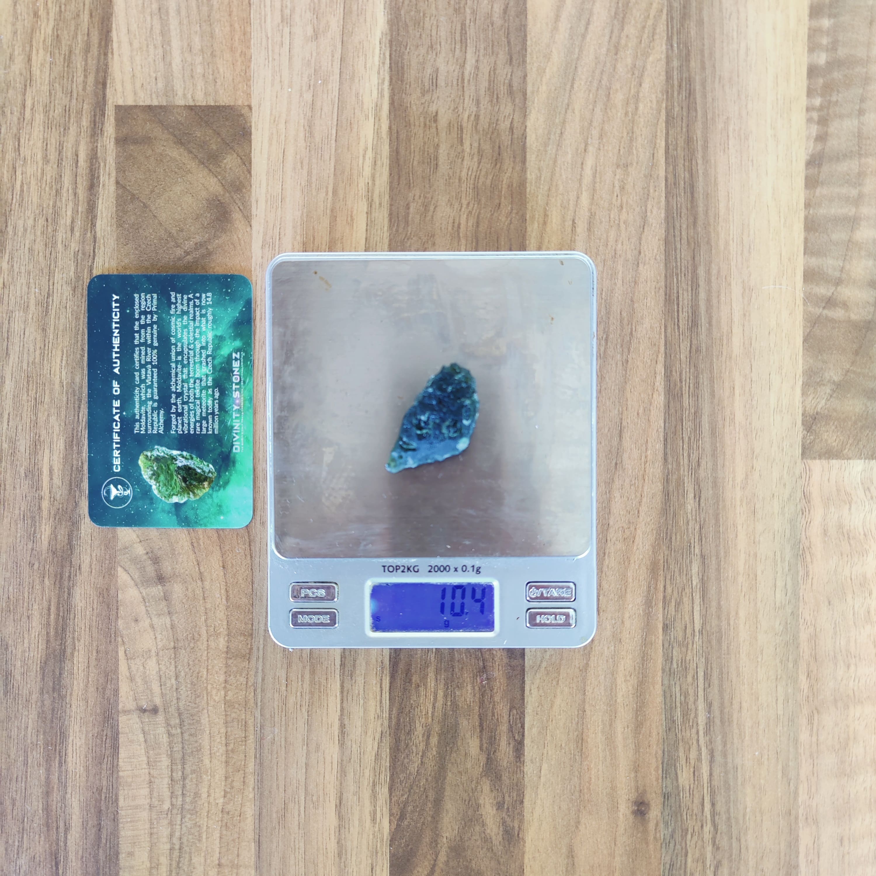 #164 Moldavite ∞ 10.4g - PrimalAlchemy