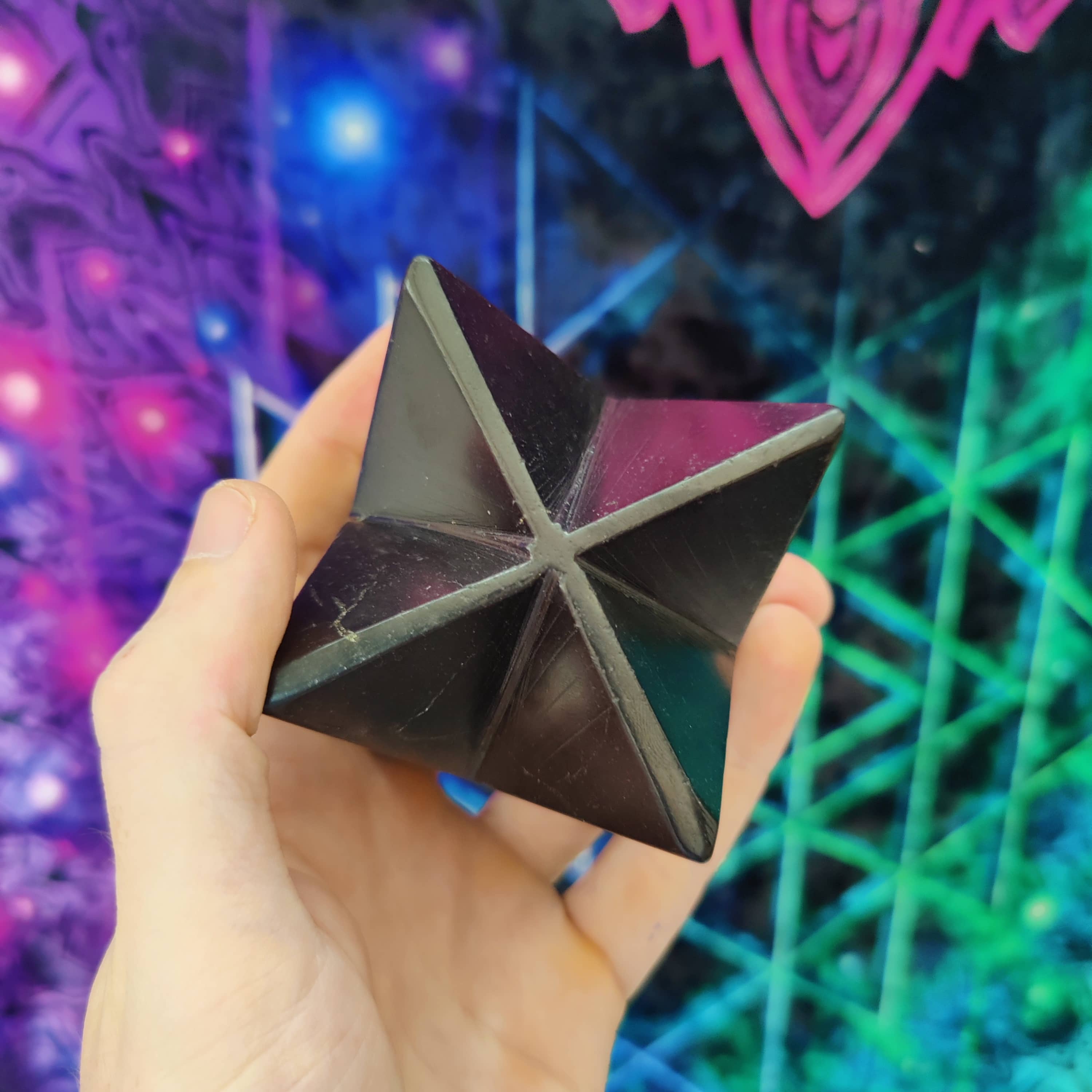 #185 Shungite Merkaba - PrimalAlchemy