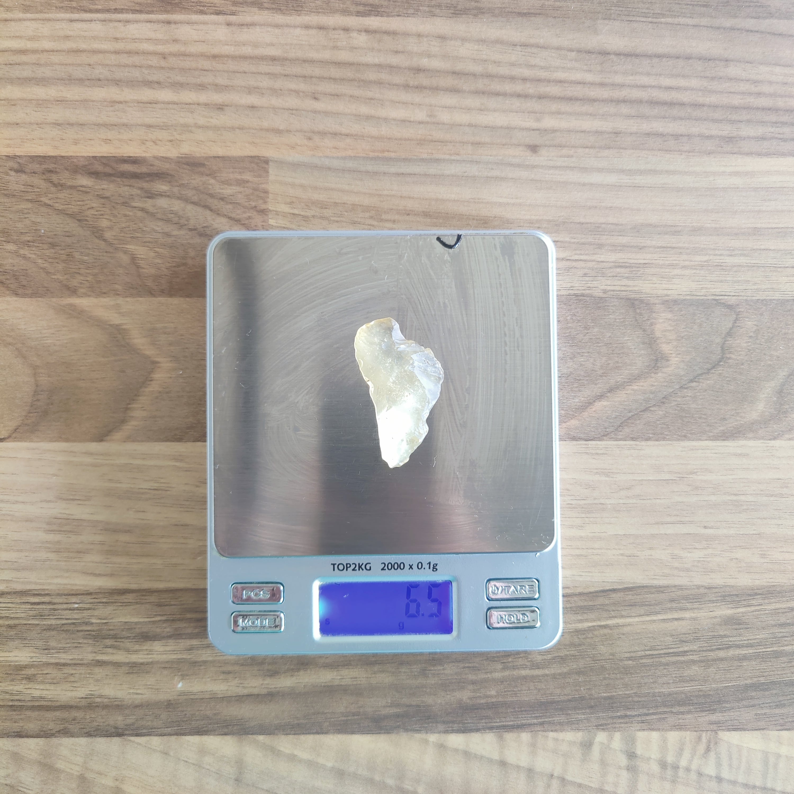 #237 Libyan Desert Glass ∞ 6.5g - PrimalAlchemy