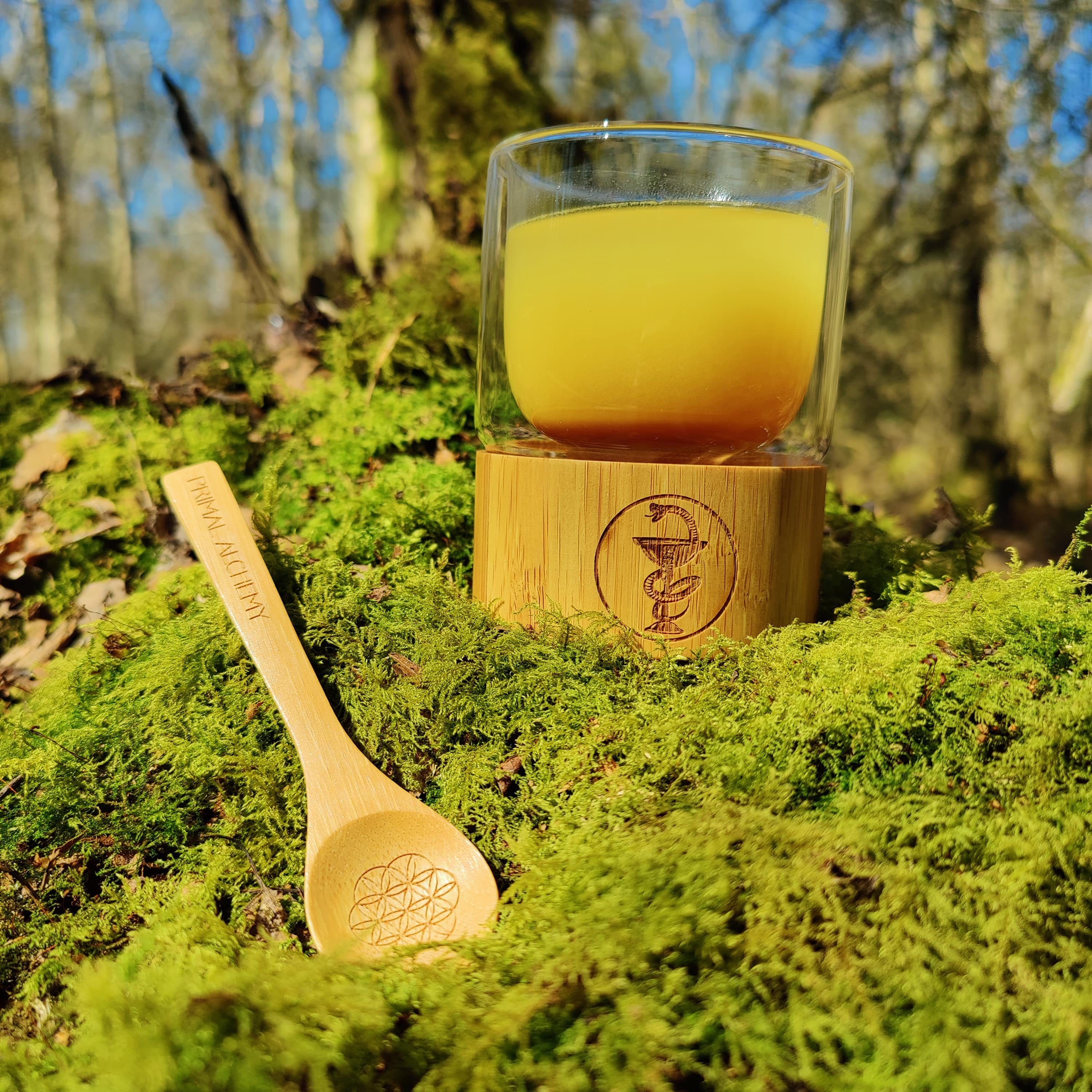 Bamboo Herbal Elixir Glass - PrimalAlchemy