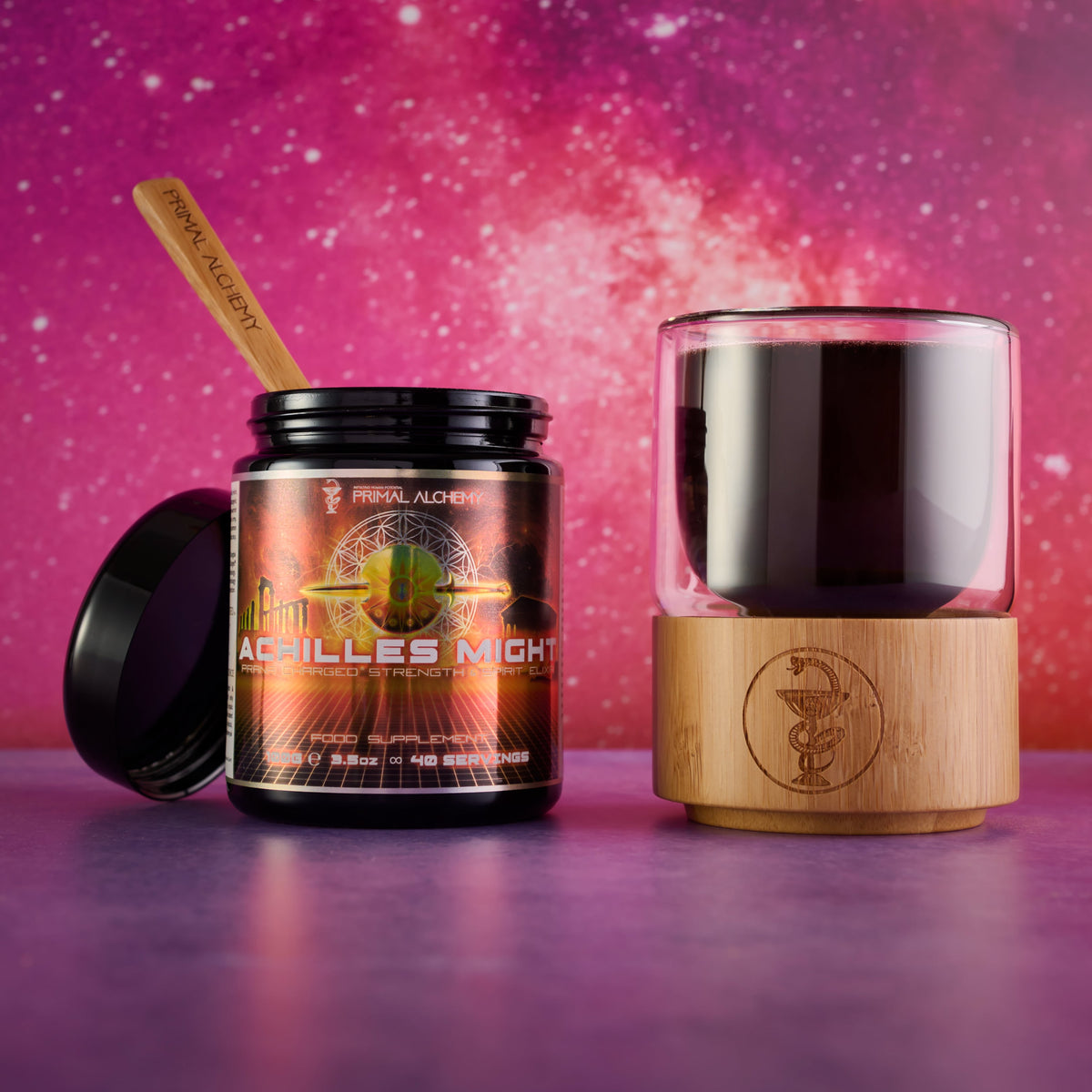 Achilles Might ∞ Prana Charged® Strength & Spirit Elixir
