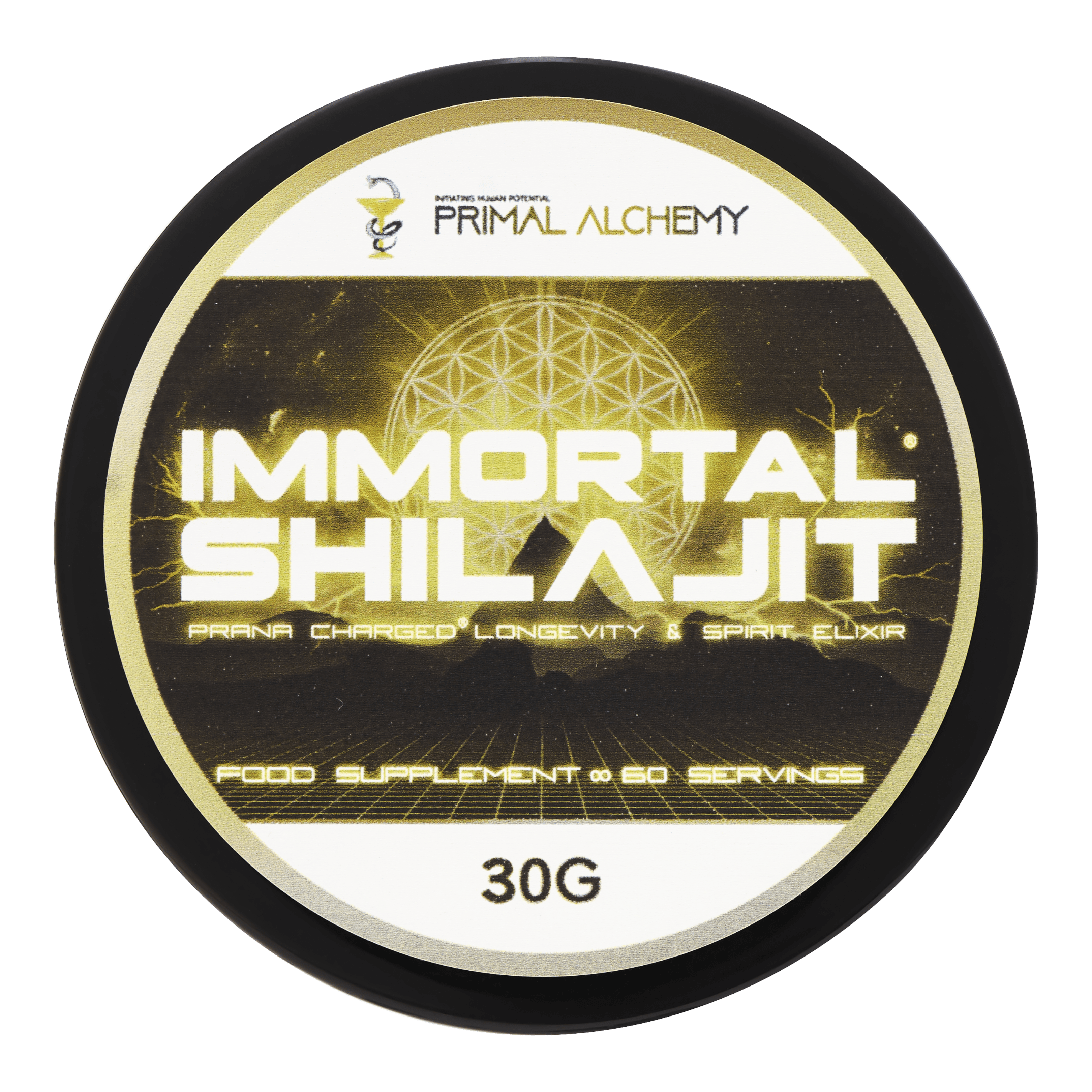 Immortal Shilajit® ∞ Prana Charged® Longevity & Spirit Elixir - PrimalAlchemy