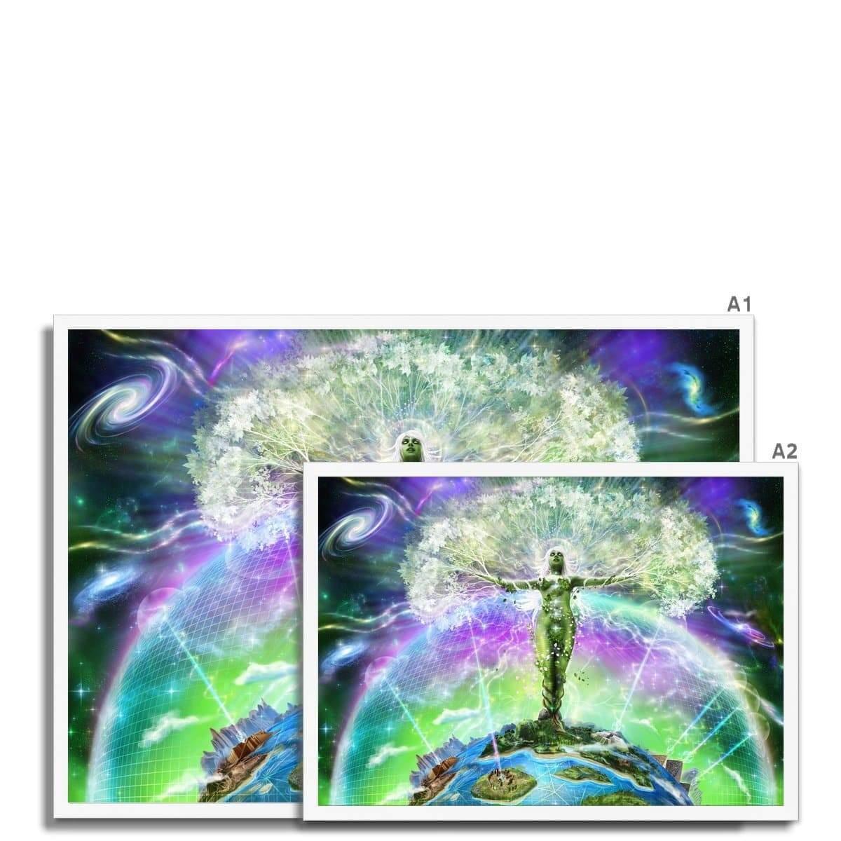 Gaia's Awakening Framed Print - PrimalAlchemy