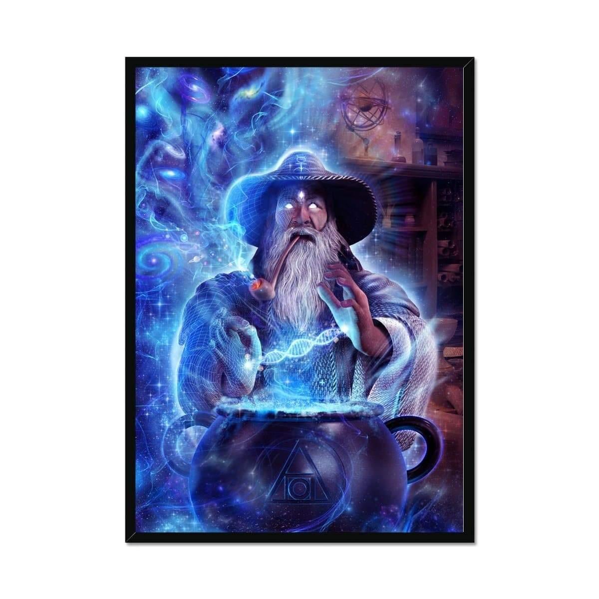 Merlin's Alchemical Secret Framed Print - PrimalAlchemy