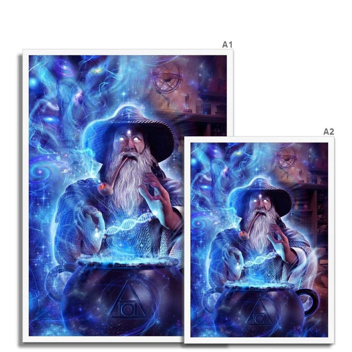 Merlin's Alchemical Secret Framed Print - PrimalAlchemy