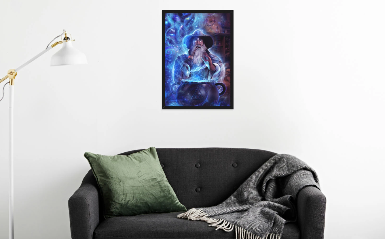 Merlin's Alchemical Secret Framed Print - PrimalAlchemy