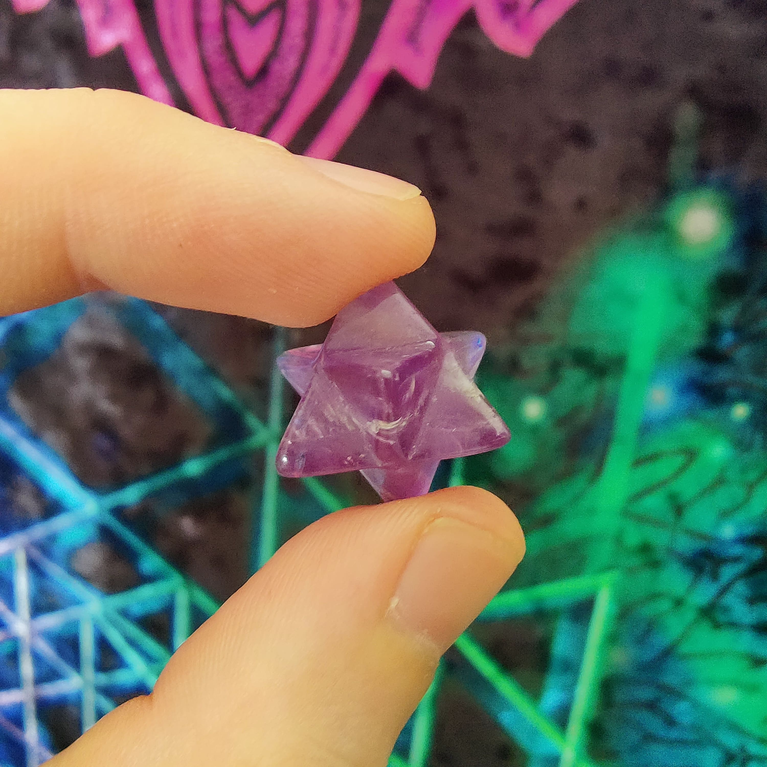 Amethyst Merkaba Meditation Crystals - PrimalAlchemy