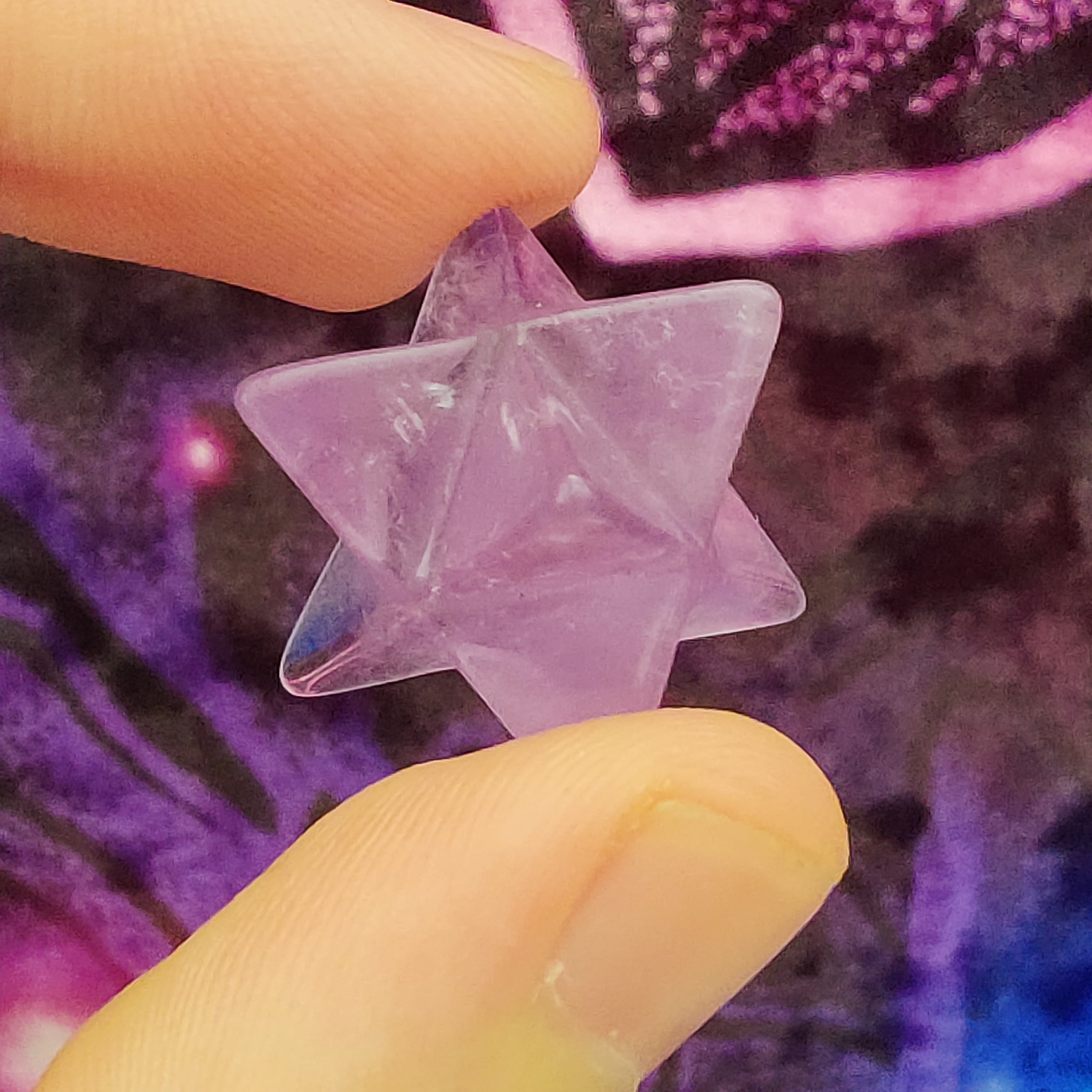 Amethyst Merkaba Meditation Crystals - PrimalAlchemy