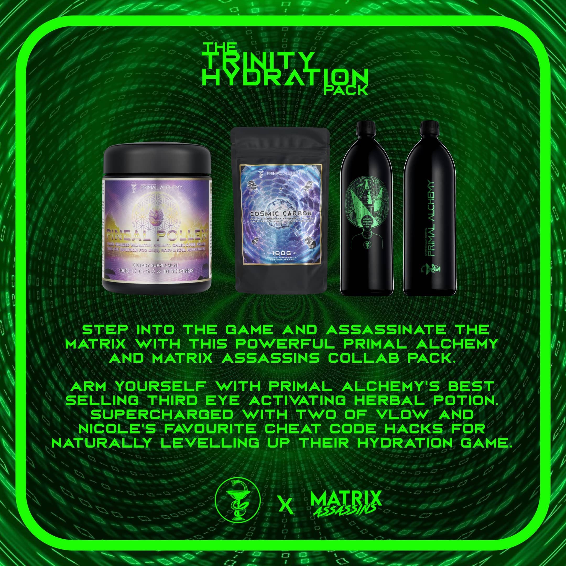 The Trinity Hydration Pack ∞ Matrix Assassins Exclusive - PrimalAlchemy